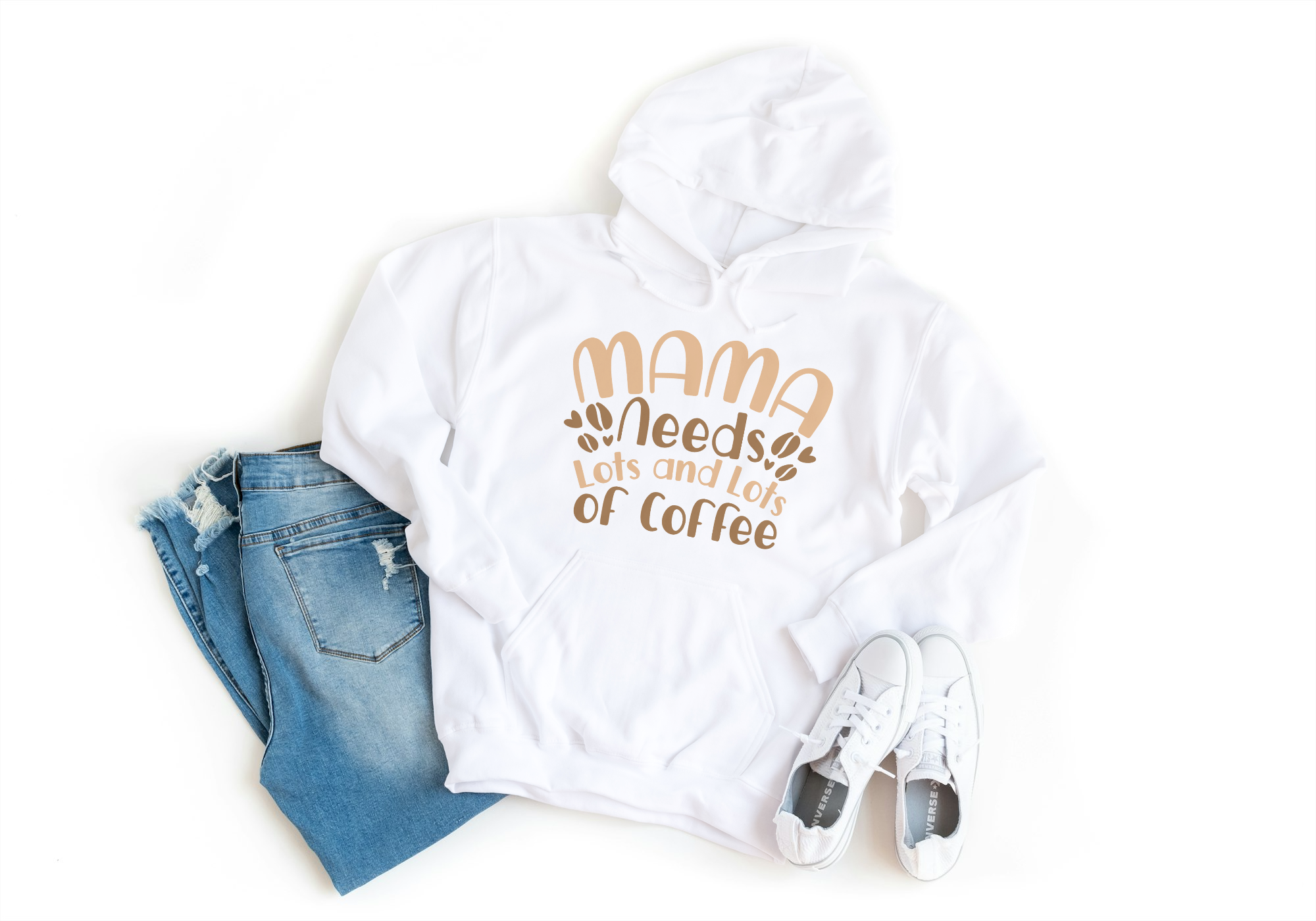 Mama Needs Coffee Hoodie - Image 2